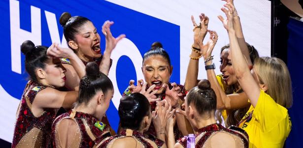 Brasil conquista bronze e garante vaga em duas finais no Mundial de ginástica rítmica na Alemanha