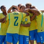 Brasil Sub-15 aplica 4 a 0 no Uruguai em preparação para a Liga Evolução na Granja Comary