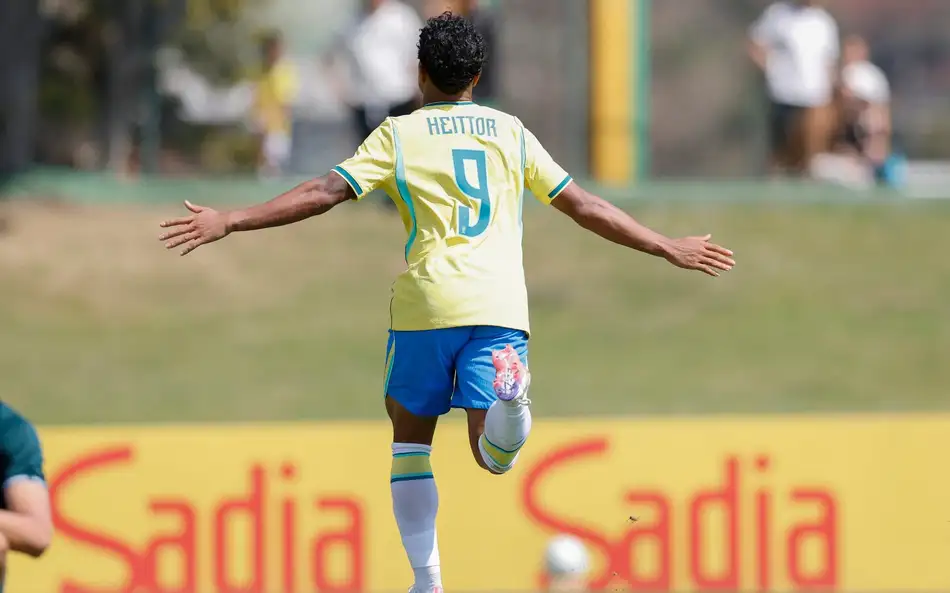 Brasil sub-20 vence Bolívia com gols de Heittor e Bruninho na Granja Comary