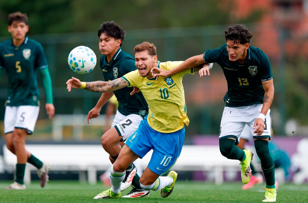 Brasil supera Bolívia em amistoso preparatório para o Sul-americano sub-20