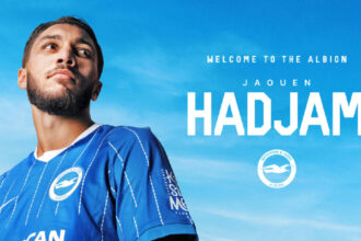 Brighton oficializa a chegada do lateral Jaouen Hadjam