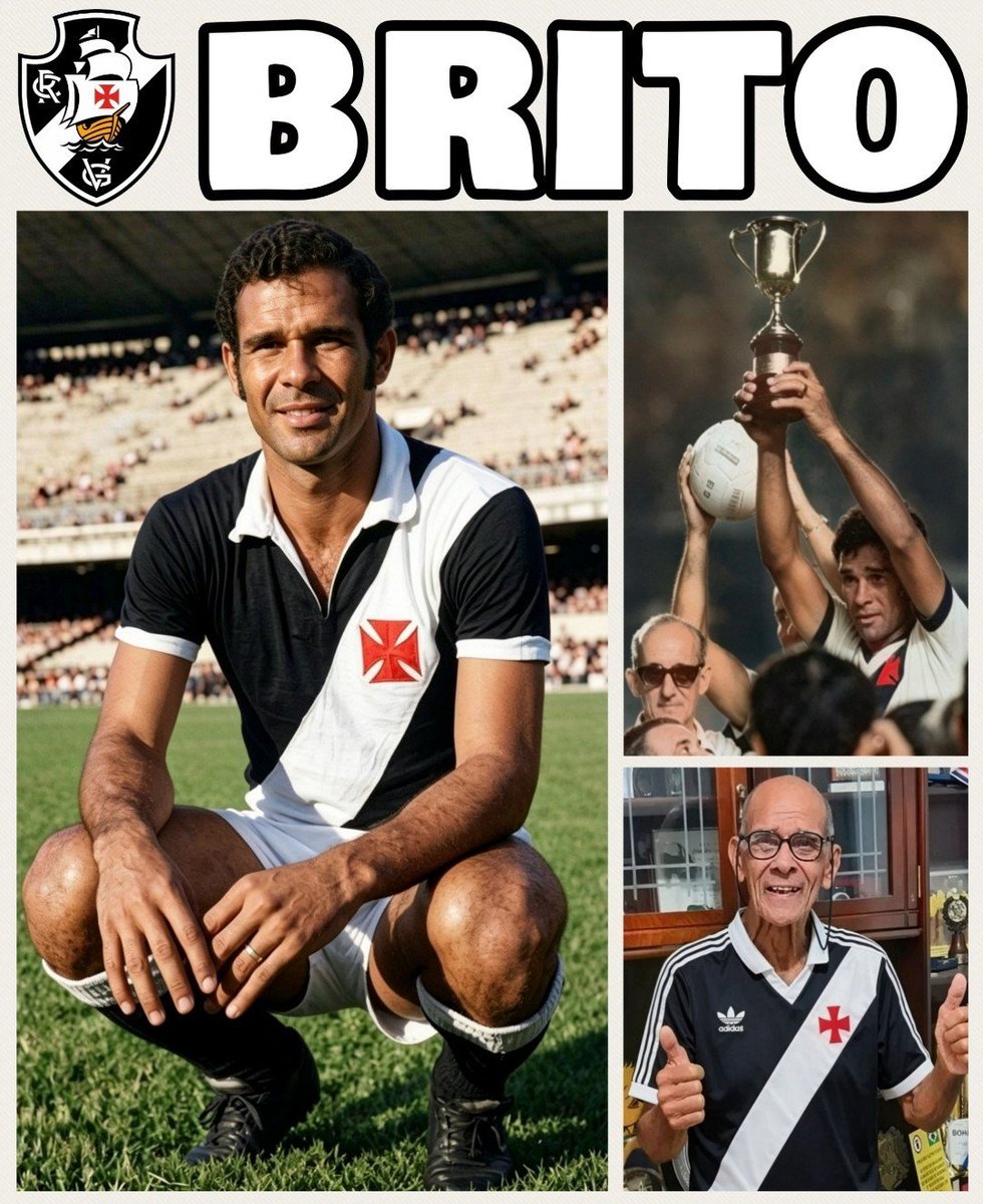 Brito: a trajetória do lendário zagueiro que marcou época no Vasco e no Brasil