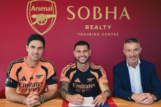 Bruno Guimarães é o novo reforço do Arsenal com vínculo assinado até 2030