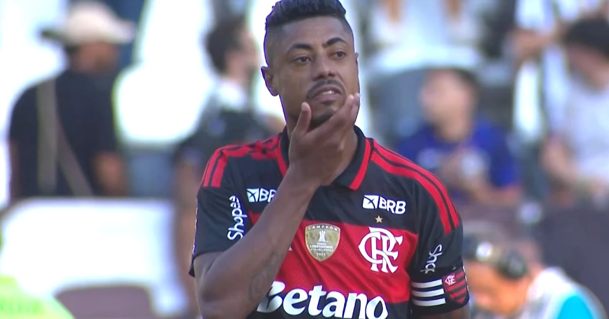 Bruno Henrique está fora do clássico entre Flamengo e Botafogo pelo Brasileirão