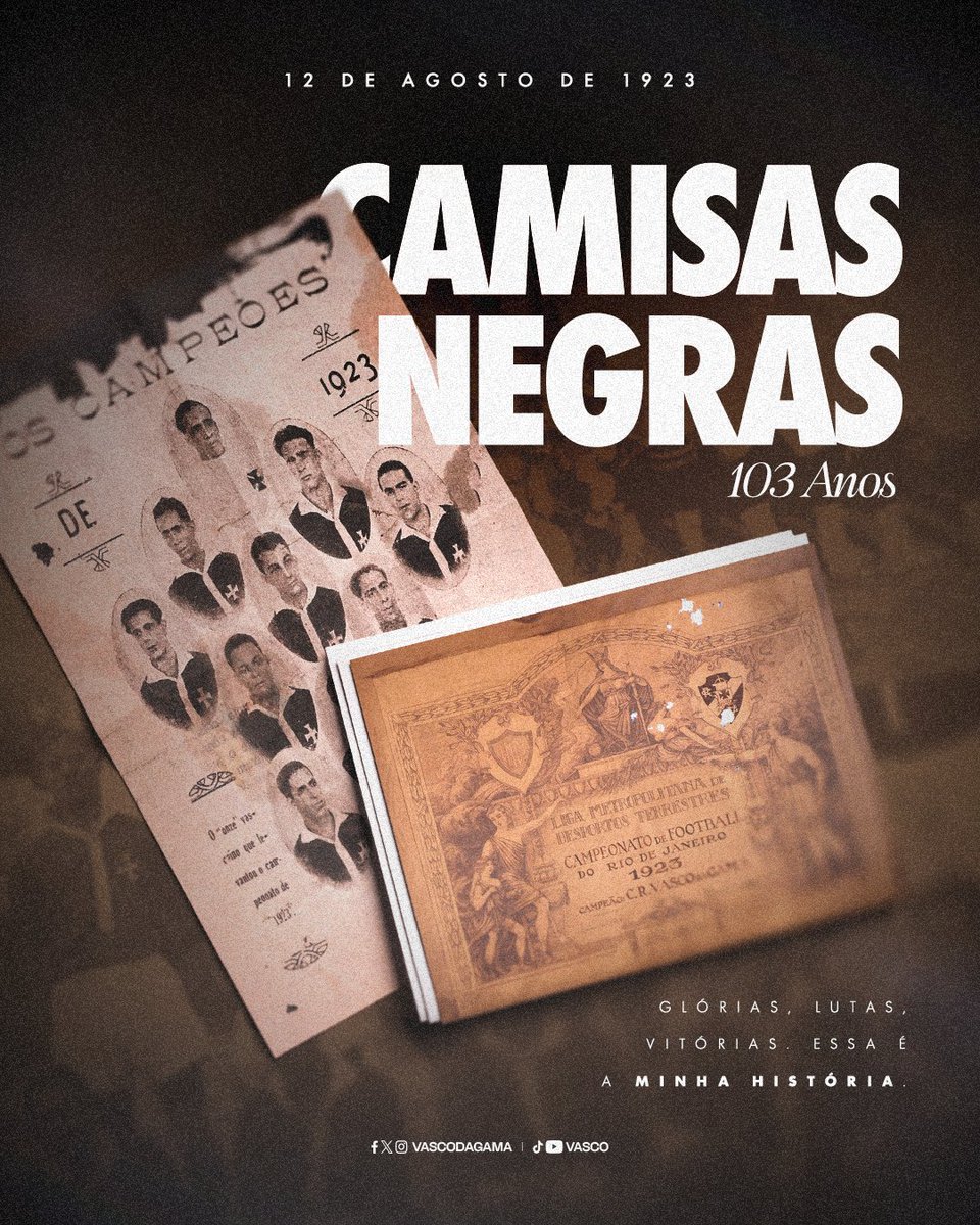 Camisas Negras completam 103 anos de um marco histórico no futebol brasileiro