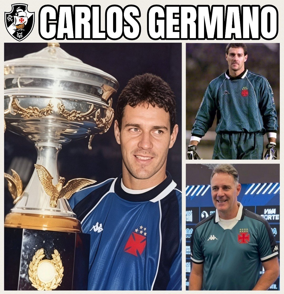 Carlos Germano celebra 56 anos como um dos maiores ídolos da história do Vasco
