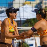 Carol e Rebecca superam americanas e decidem título do Circuito Mundial neste domingo no Rio