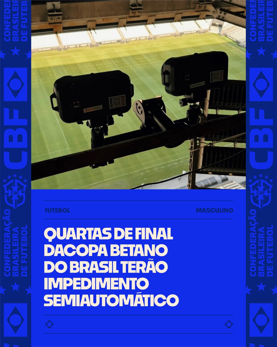 CBF adota impedimento semiautomático na Copa do Brasil a partir das quartas de final