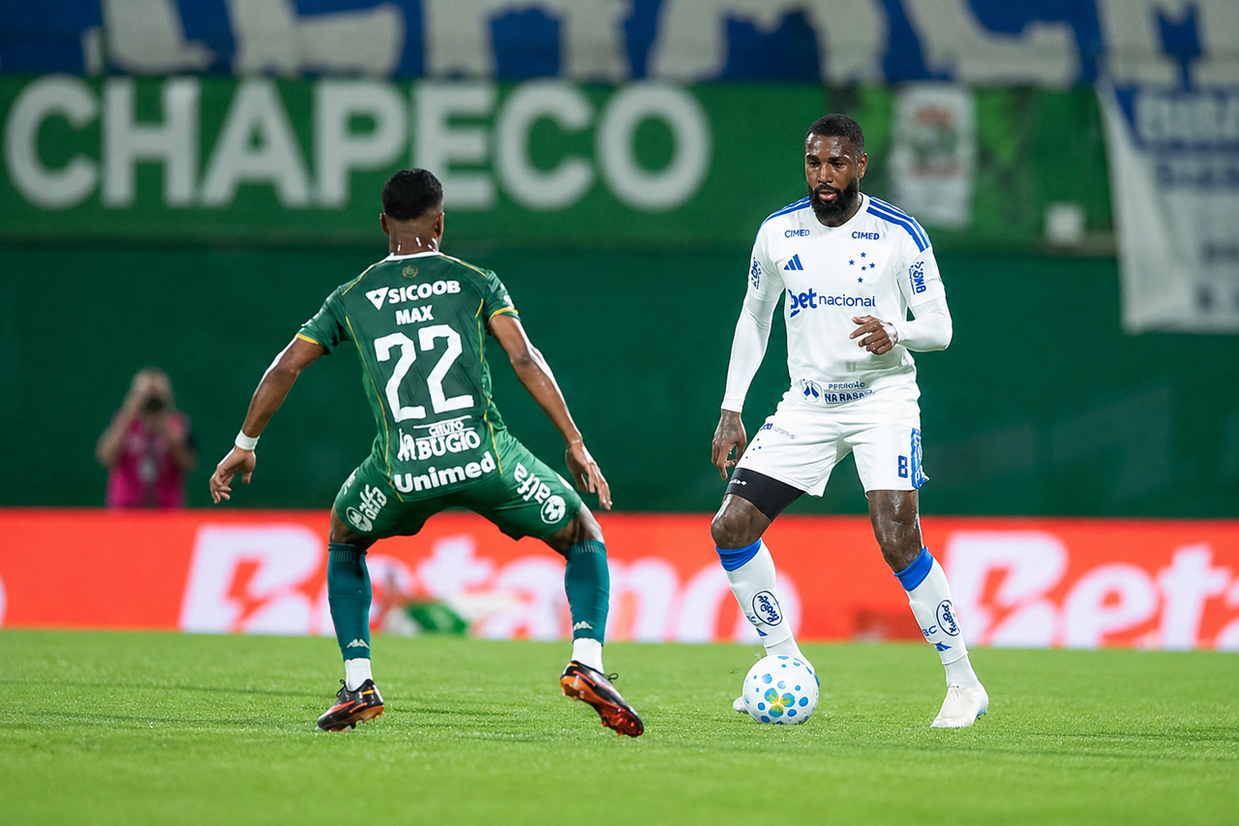 Chapecoense e Cruzeiro empatam sem gols em duelo equilibrado pela Copa do Brasil