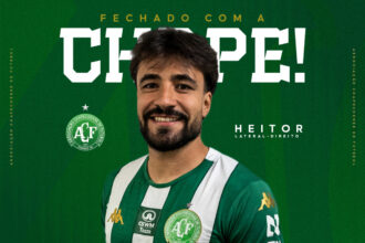 Chapecoense oficializa a contratação do lateral-direito Heitor para a temporada