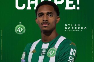 Chapecoense oficializa contratação do meia colombiano Dylan Borrero