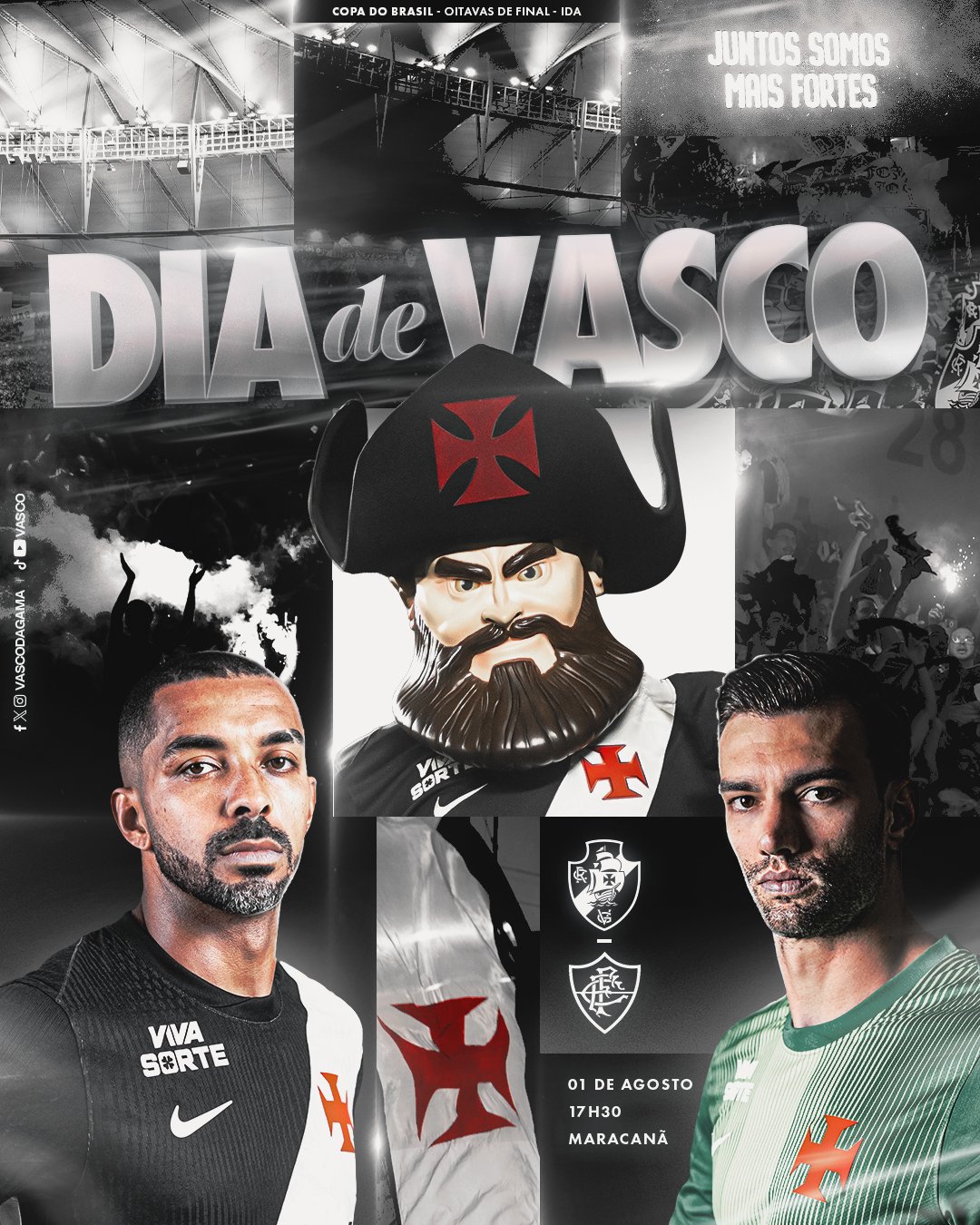 Clássico carioca marca a ida das oitavas da Copa do Brasil no Maracanã