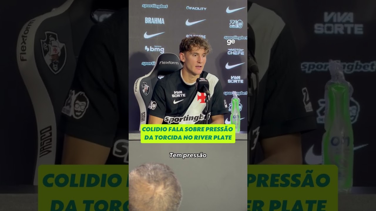 Colidio analisa a intensidade da torcida do River Plate e projeta desafios no Vasco