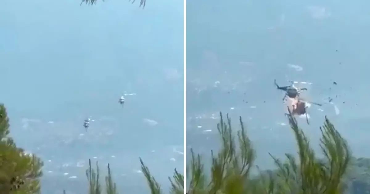 Colisão de helicópteros em combate a incêndio na Grécia resulta em mortes