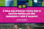 Comentário de André Balada sobre Fellipe Bastos repercute em São Januário