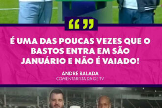 Comentário de André Balada sobre Fellipe Bastos repercute em São Januário