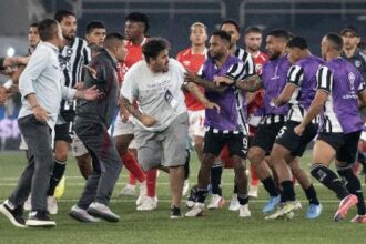Confusão generalizada marca eliminação do Botafogo na Copa Sul-americana