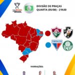 Copa do Brasil define grade de transmissão da TV Globo para a quarta-feira