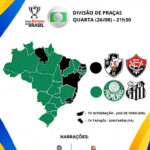 Copa do Brasil: Globo detalha transmissões de Vasco x Vitória e Palmeiras x Santos na quarta