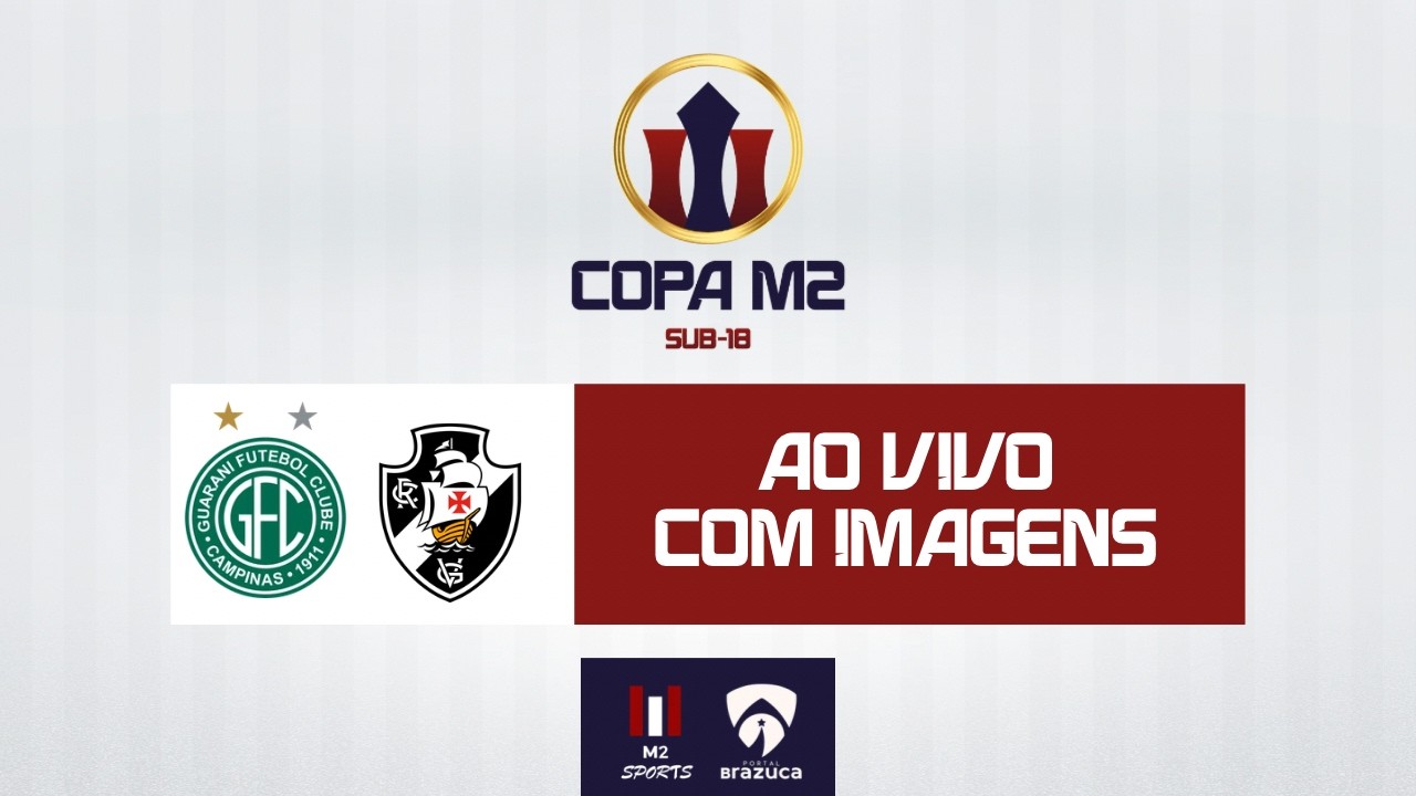 Copa M2 Sub-18 promove confronto entre Guarani e Vasco