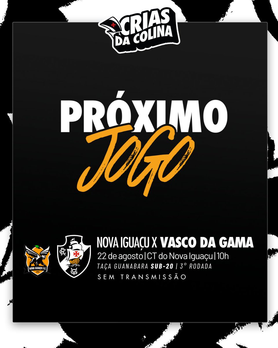Crias da Colina Sub-20 se preparam para duelo contra Nova Iguaçu na Taça Guanabara