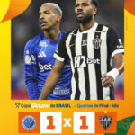 Cruzeiro e Atlético-mg empatam no primeiro duelo das quartas da Copa do Brasil
