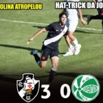 Diego Minete brilha com hat-trick em vitória do Vasco sobre o Juventude pelo Brasileiro Sub-17