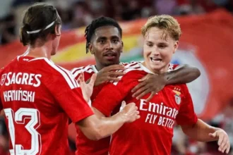 Dominância encarnada: Benfica atropela Hearts e encaminha classificação na Liga Europa