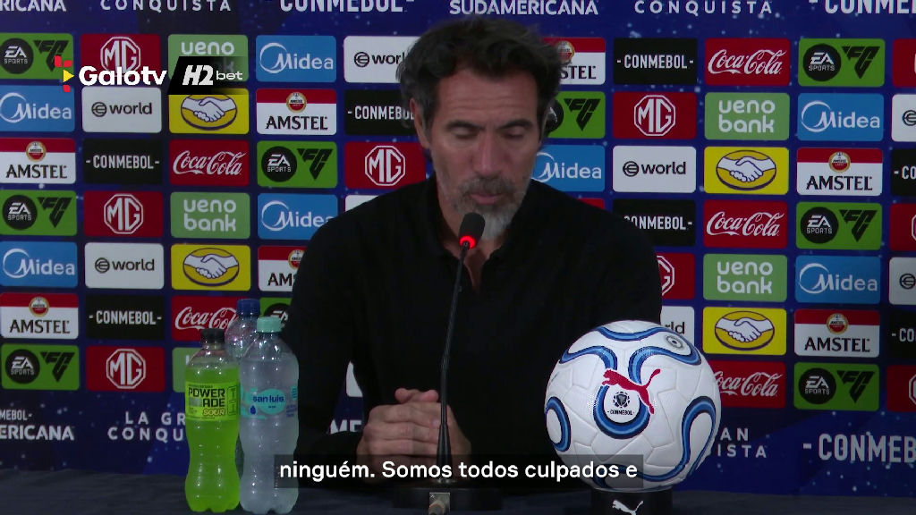 Domínguez avalia desempenho do Atlético após classificação na Sul-americana