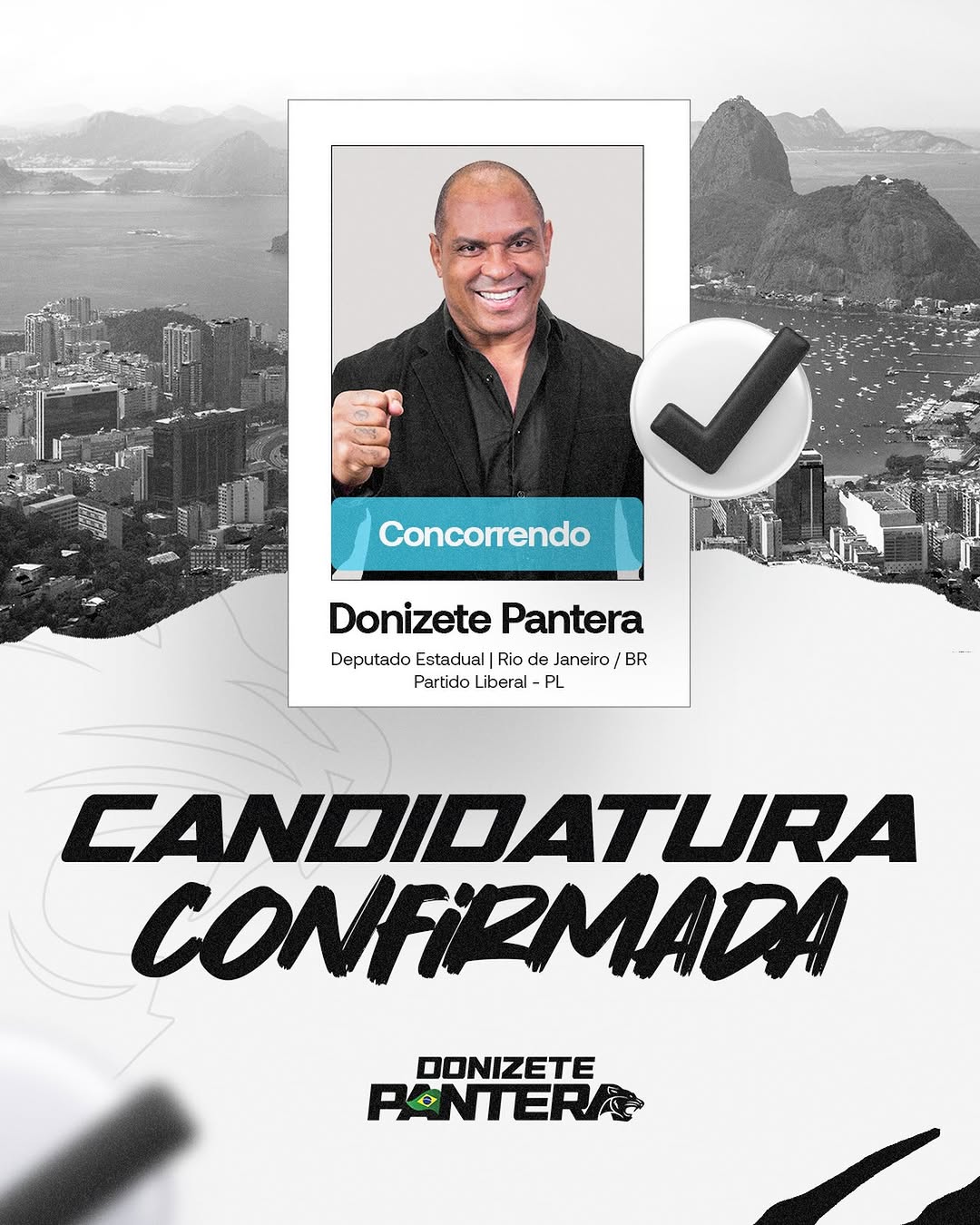 Donizete Pantera, ídolo do futebol, oficializa candidatura a deputado estadual no Rio de Janeiro
