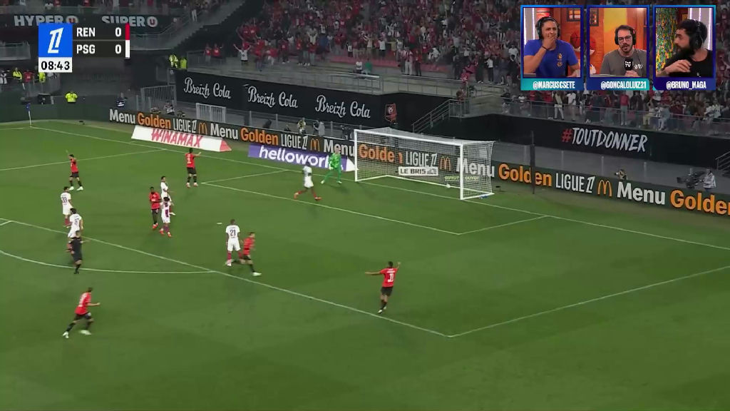 Empate eletrizante entre Rennes e Paris Saint-germain marca rodada do Campeonato Francês