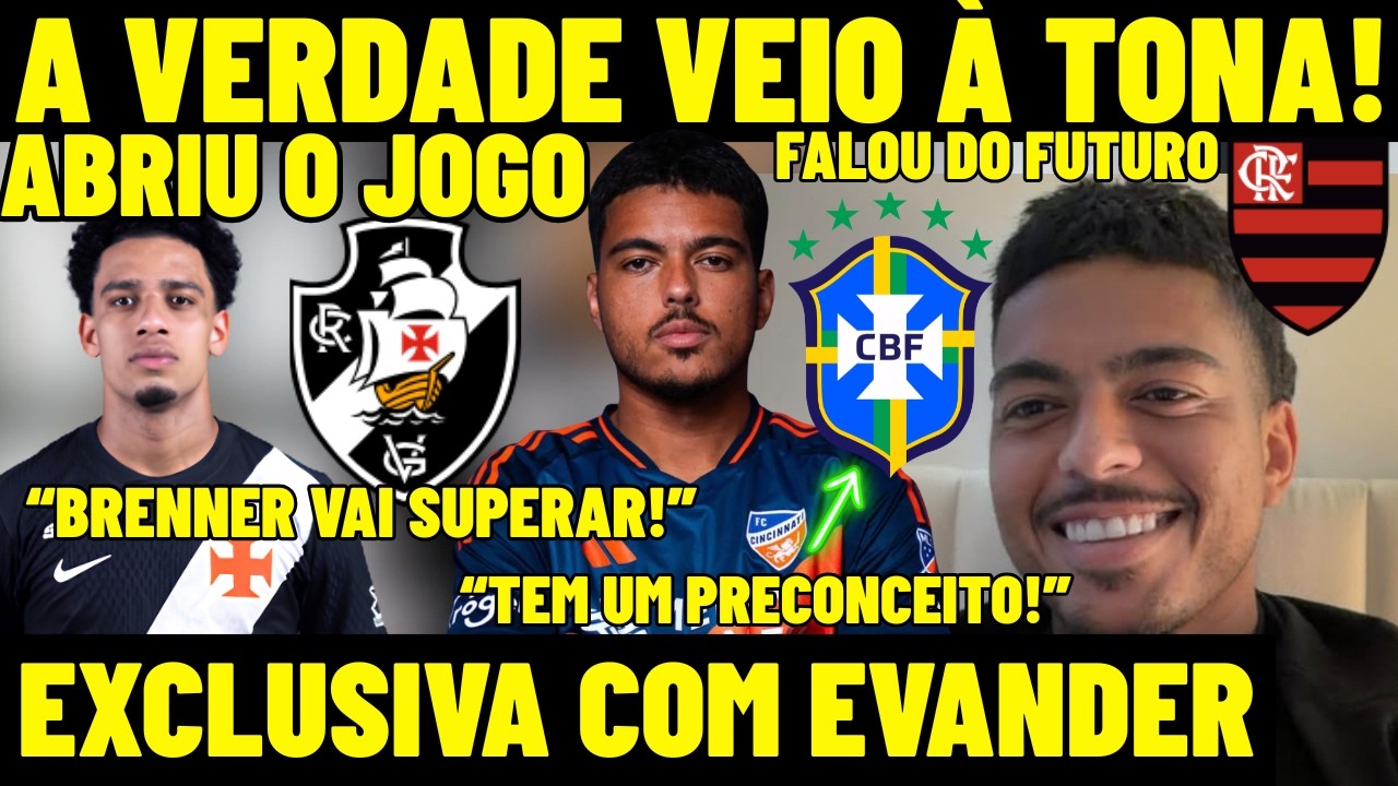 Evander abre o jogo sobre carreira e comenta momento de Brenner nos Estados Unidos