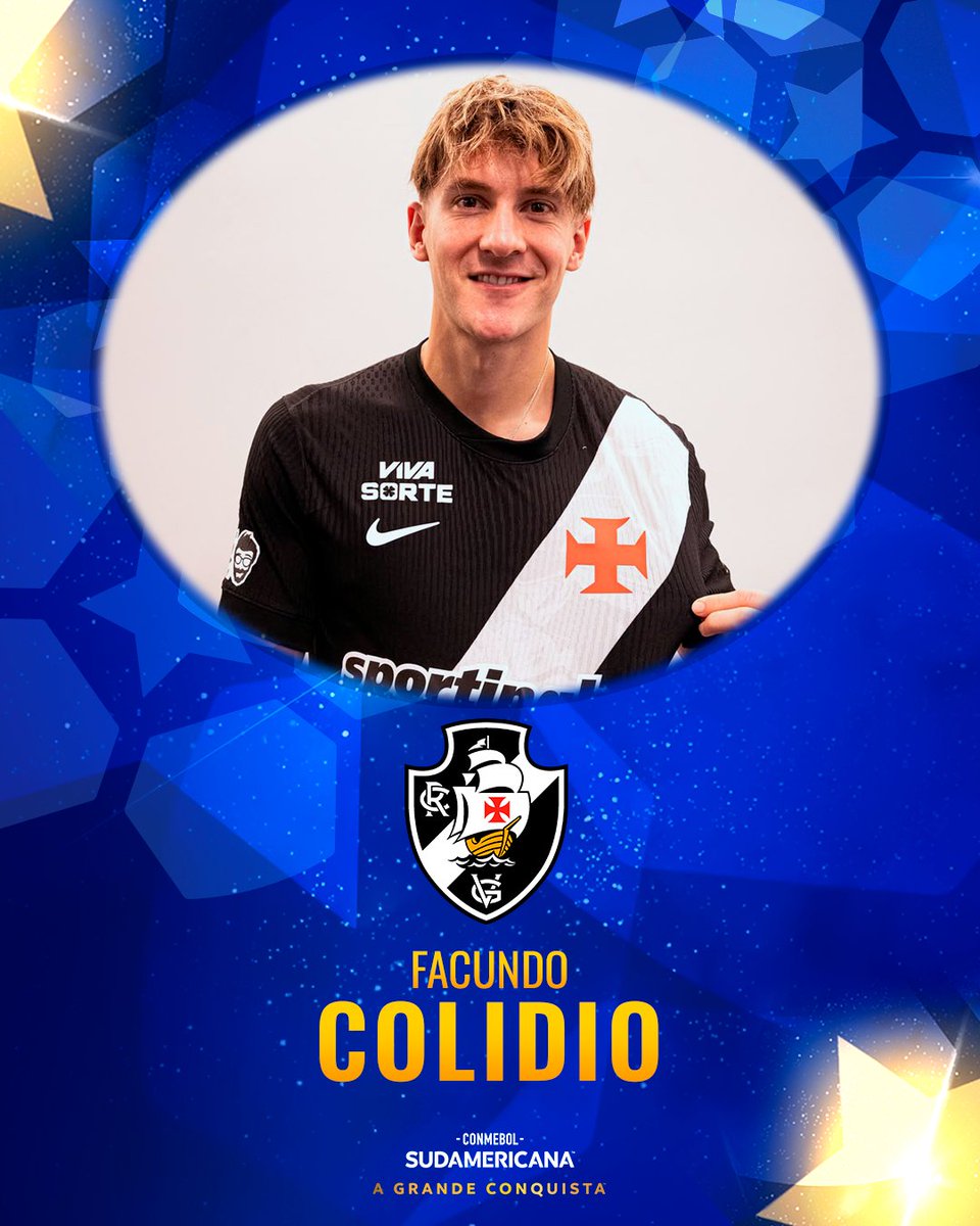 Facundo Colidio é o novo reforço do Vasco para a sequência da temporada