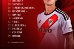 Facundo Colidio ganha titularidade no River Plate em confronto contra o Rosario Central