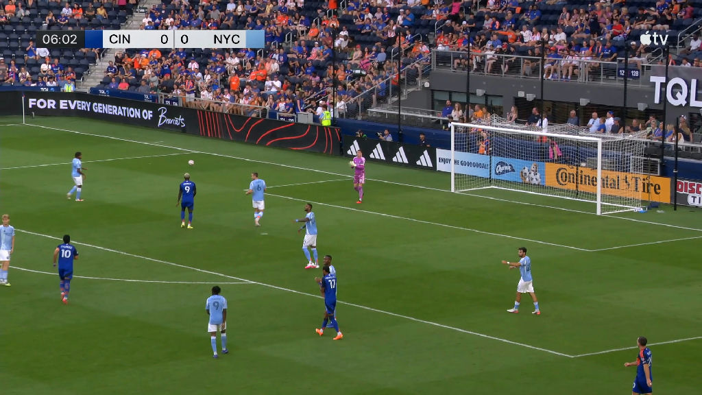 FC Cincinnati supera New York City FC em confronto disputado pela MLS