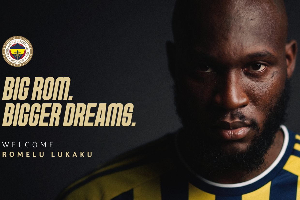 Fenerbahçe oficializa a contratação de Romelu Lukaku para a temporada