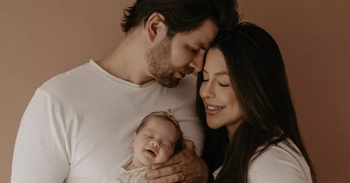 Filha de Laís Caldas e Gustavo Marsengo recebe diagnóstico de condição rara