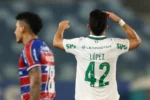 Flaco López contesta arbitragem após gol polêmico do Fortaleza na Copa do Brasil