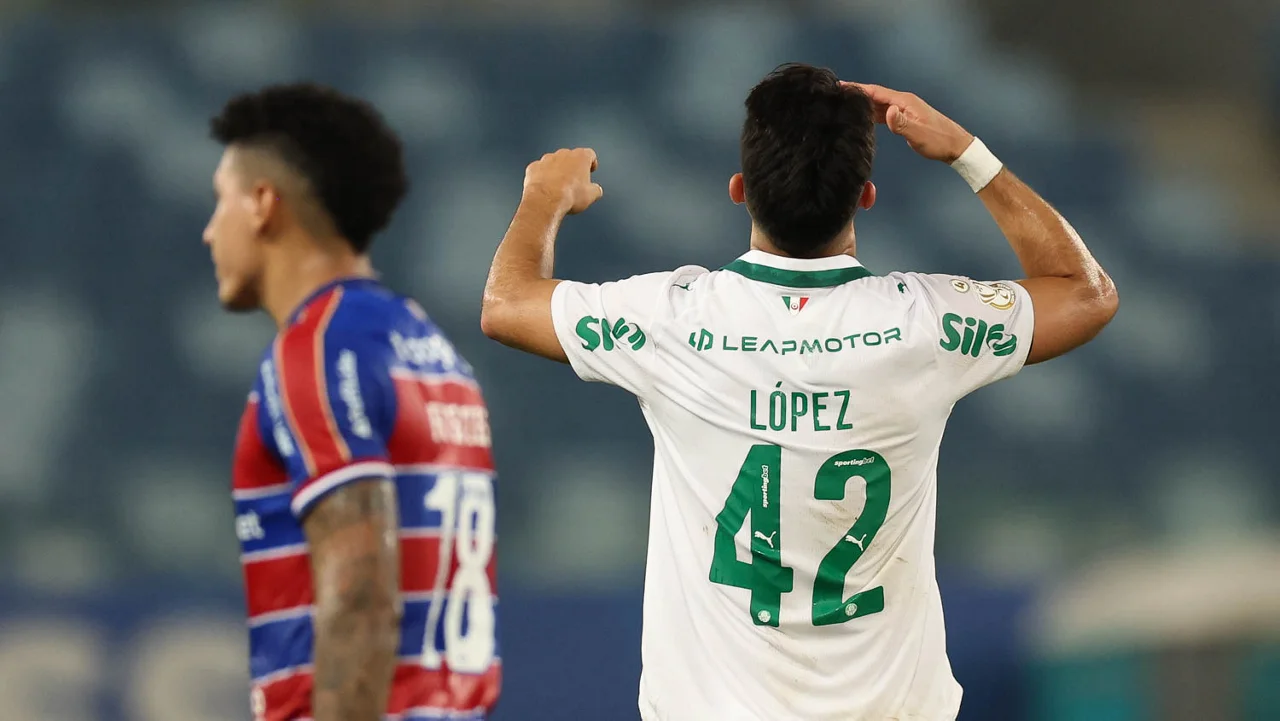 Flaco López contesta arbitragem após gol polêmico do Fortaleza na Copa do Brasil