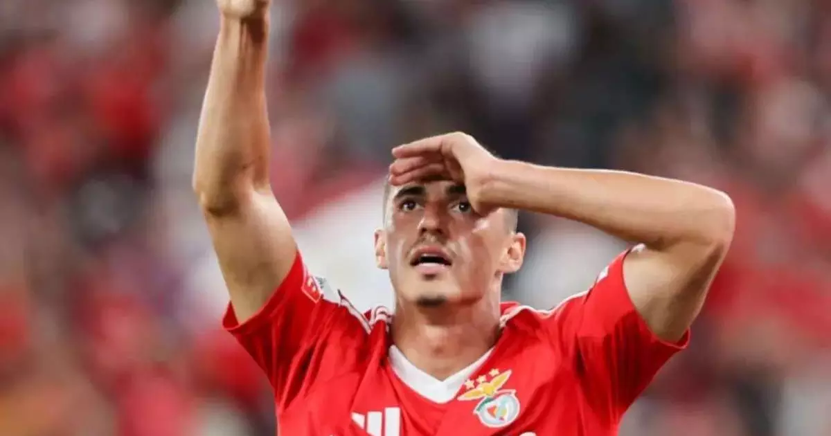 Fluminense analisa Tiago Gouveia do Benfica como opção para o ataque