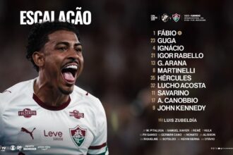 Fluminense define escalação para o clássico contra o Vasco na Copa do Brasil