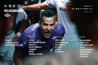 Fluminense divulga lista de relacionados para o clássico decisivo contra o Vasco