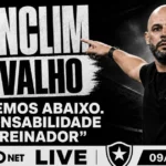 Franclim Carvalho assume responsabilidade após desempenho abaixo do esperado no Botafogo