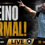 Franclim Carvalho mantém rotina no Botafogo sob olhar atento de Gabriel de Alba