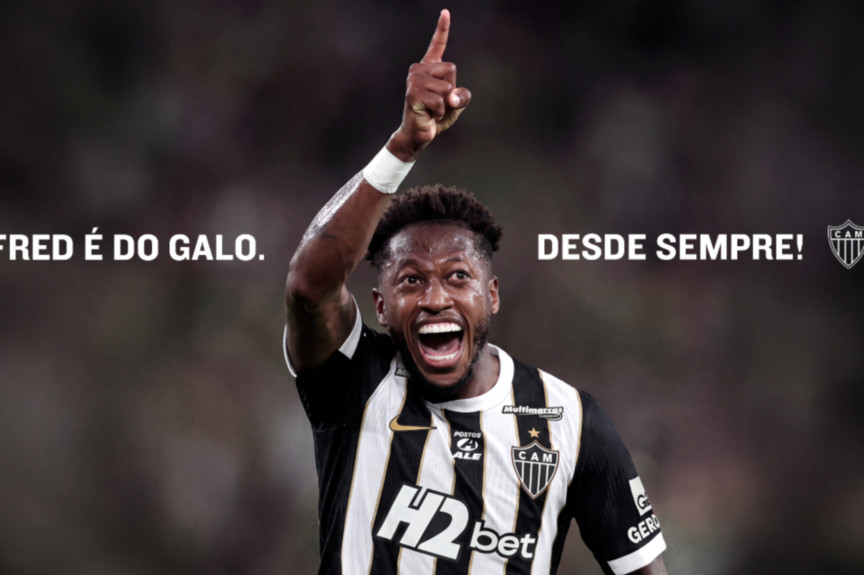 Fred retorna ao Atlético Mineiro com contrato assinado até 2029