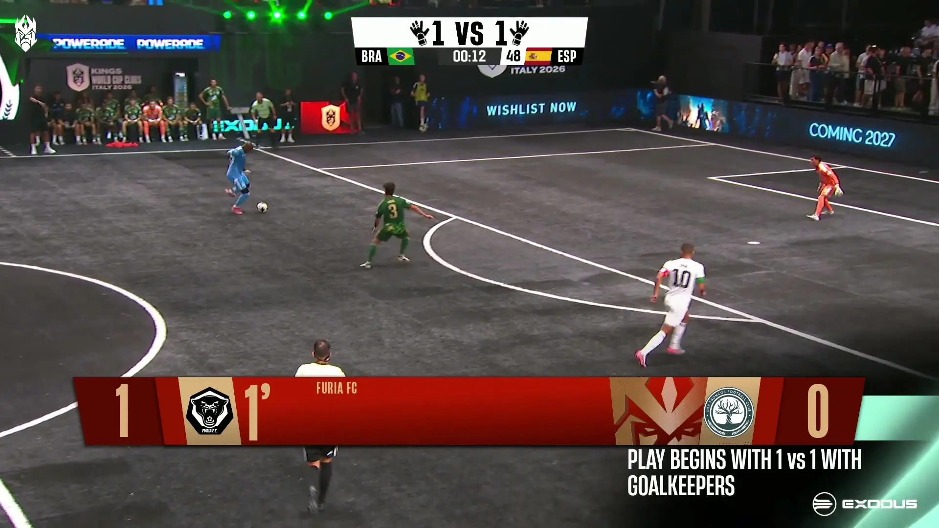 Furia FC domina Los Troncos em goleada expressiva na Kings World Cup Clubs