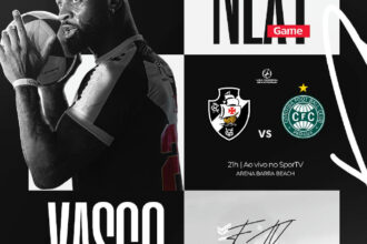 Futevôlei nacional agita a sexta-feira com confronto entre Vasco e Coritiba