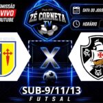 Futsal de base movimenta o fim de semana com confrontos entre Casa de España e Vasco
