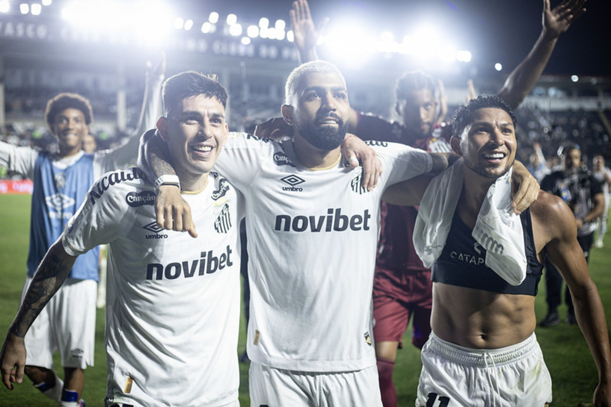 Gabigol lidera Santos em goleada histórica contra o Vasco em São Januário