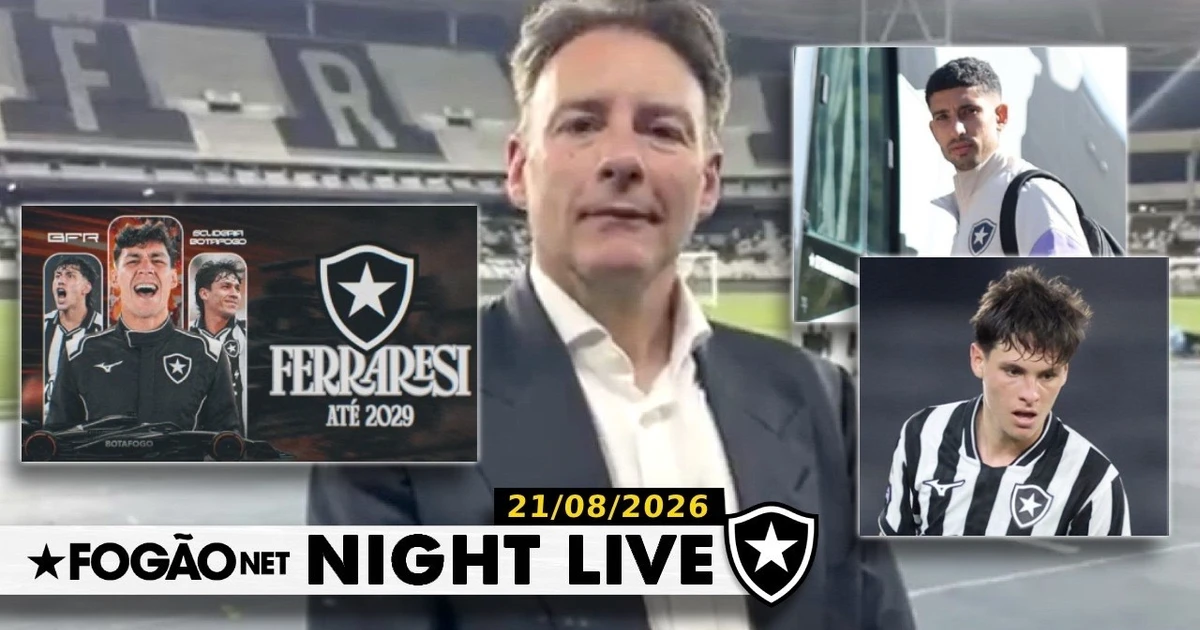 Gabriel de Alba detalha planos para o Botafogo enquanto clube define saídas